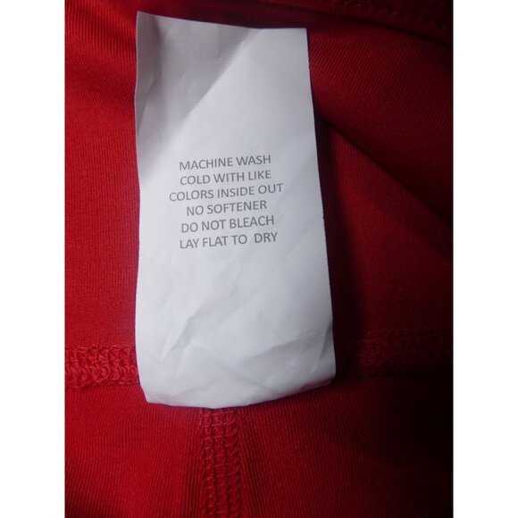 Fabletics High-Waisted Side Pockets 7/8 Leggings Red Size L - Picture 3 of 4